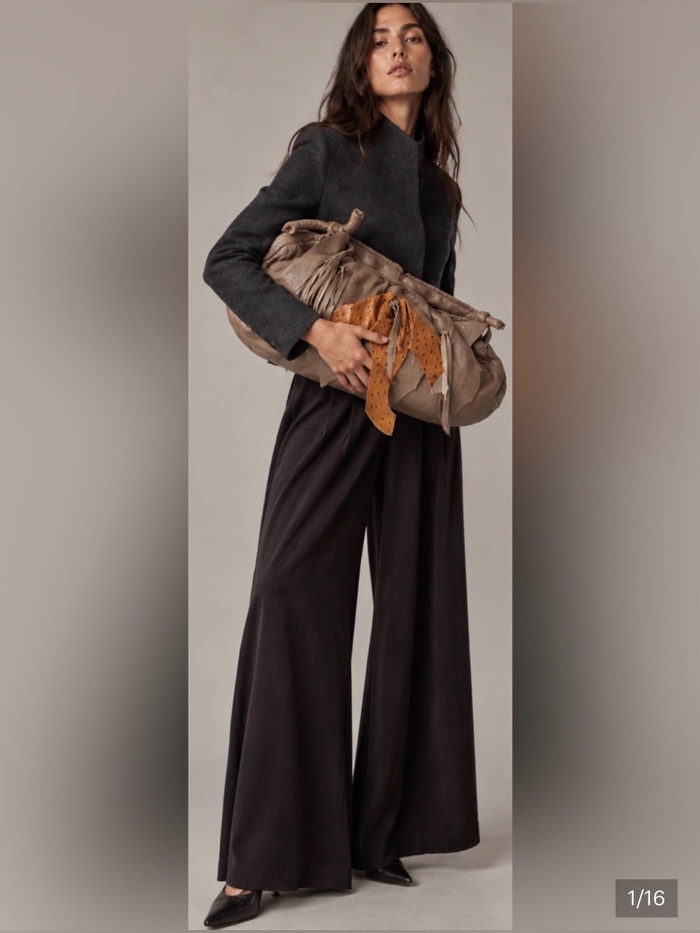 Vintage oversized 80s clutch Shoulder Bag By Elegance shoulder strap
XLarge